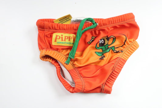 Badeble med Pippi Langstrømpe fra Swimpy - Størrelse 80/86 - Orange