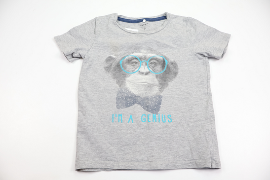 T-shirt fra Name It - Størrelse 104 - Grå