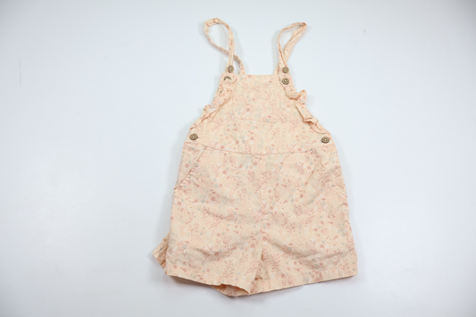Blomstrede bukseseler-shorts fra Newbie - Størrelse 110 - Rosa