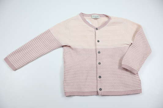 Strikket cardigan fra Fixoni - Størrelse 86/92 - Rosa
