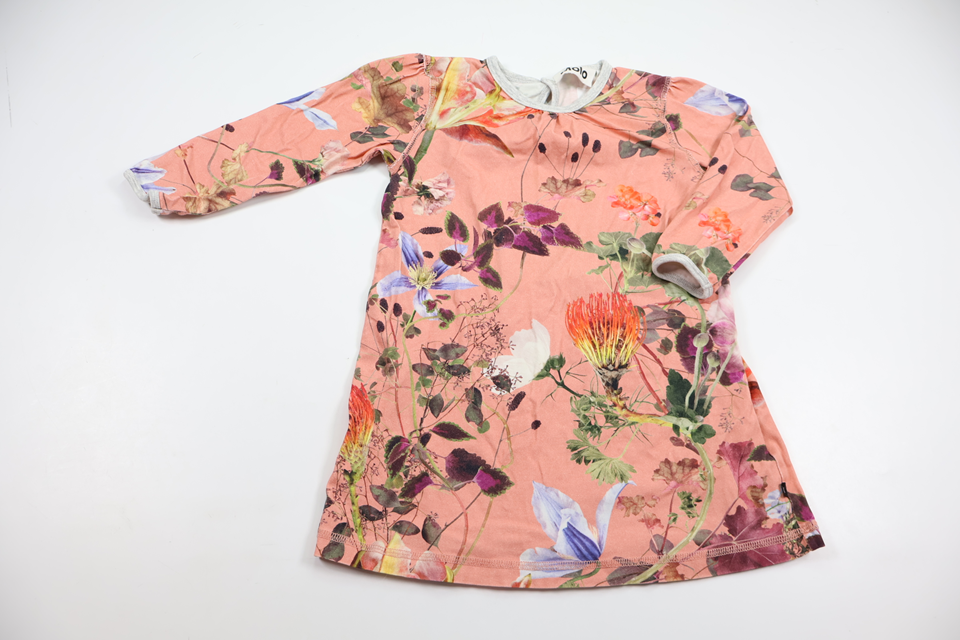 Blomstret kjole fra Molo - Størrelse 92 - Rosa
