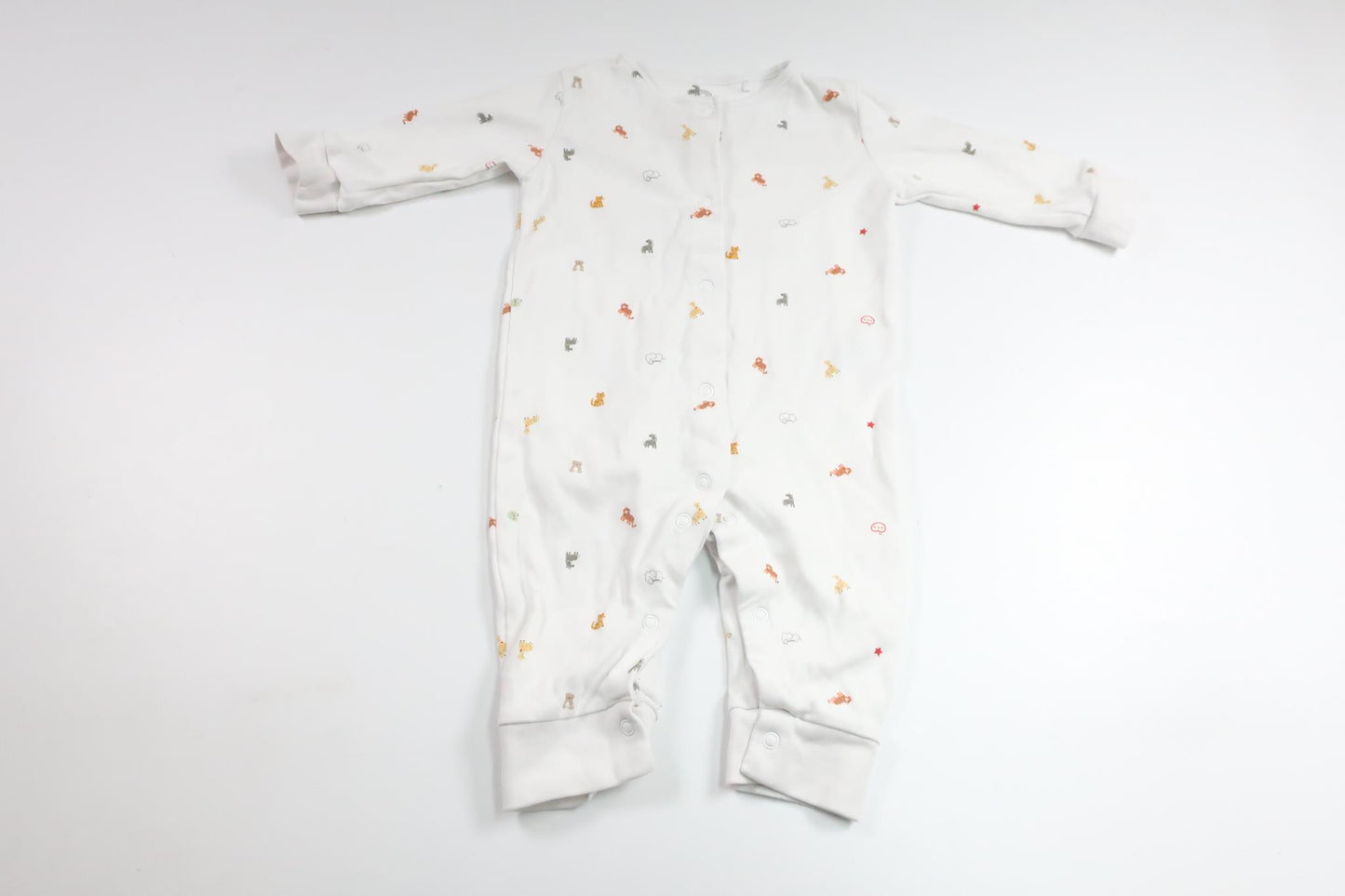 Pyjamas fra Next - Størrelse 68/74 - Hvid