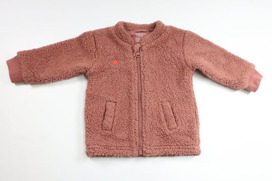 Teddyjakke fra BEBE - Størrelse 70 - Lyserød