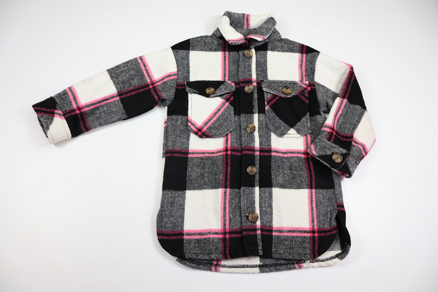 Jakke i tyk fleece fra H&M - Størrelse 110 - Multi