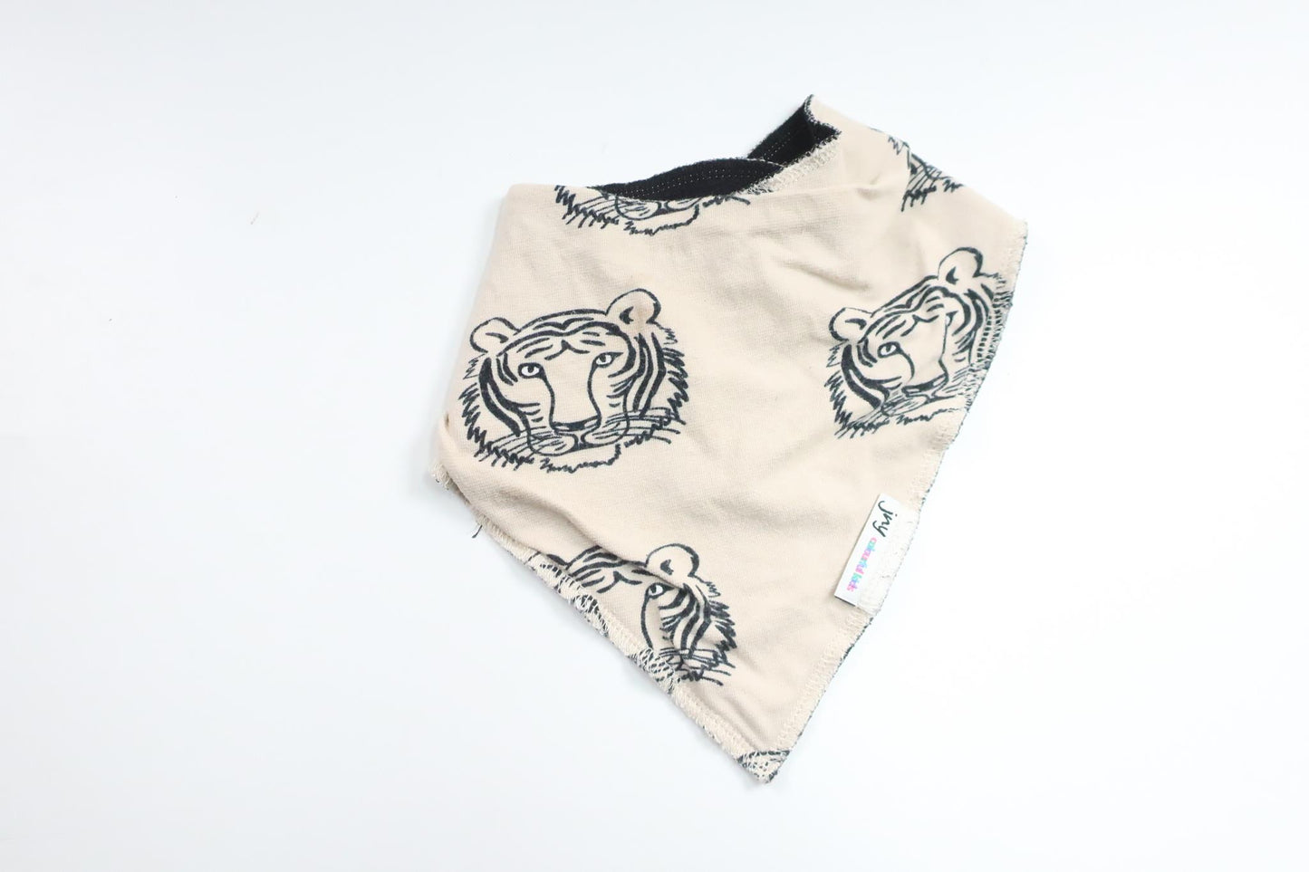 Hagesmæk med tigre fra Jny Colourful Kids - Størrelse One size - Beige