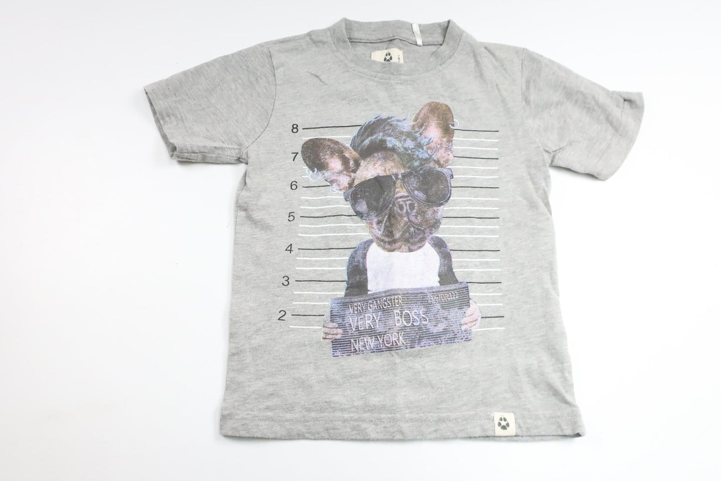 T-shirt fra Carry Boy - Størrelse 104 - Grå