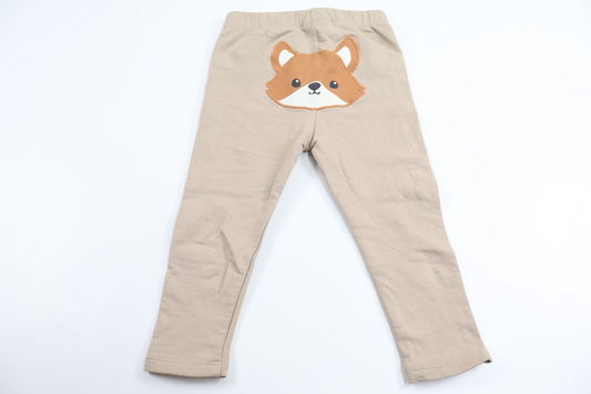 Byxor med räv från Kappahl - Storlek 86 - Beige