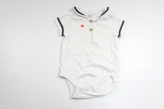 Bodysuit fra Newbie - Størrelse 68 - Hvid