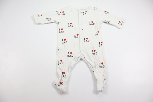 Pyjamas fra Ukendt - Størrelse 62 - Hvid