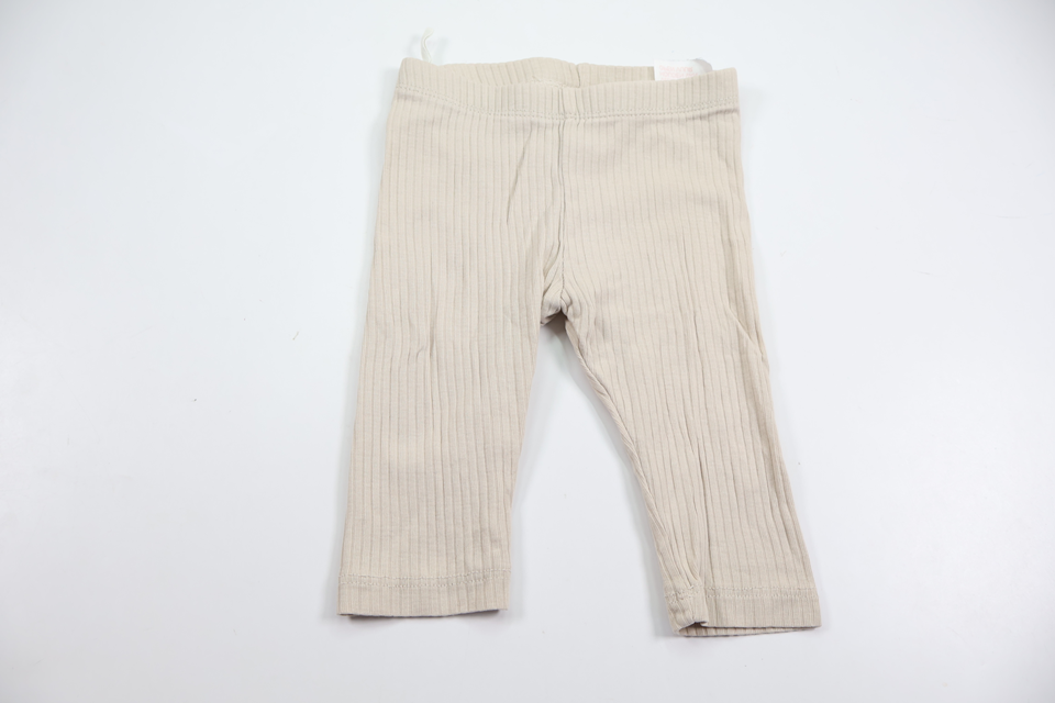 Ribbede bukser fra H&M - Størrelse 62 - Beige