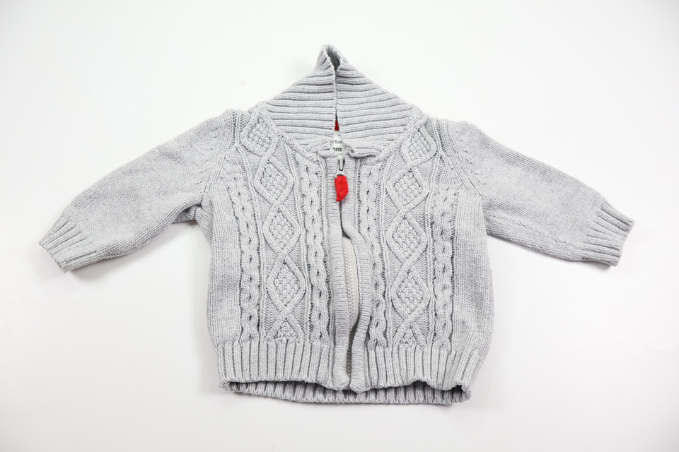 Cardigan fra Carter's - Størrelse 56/62 - Grå