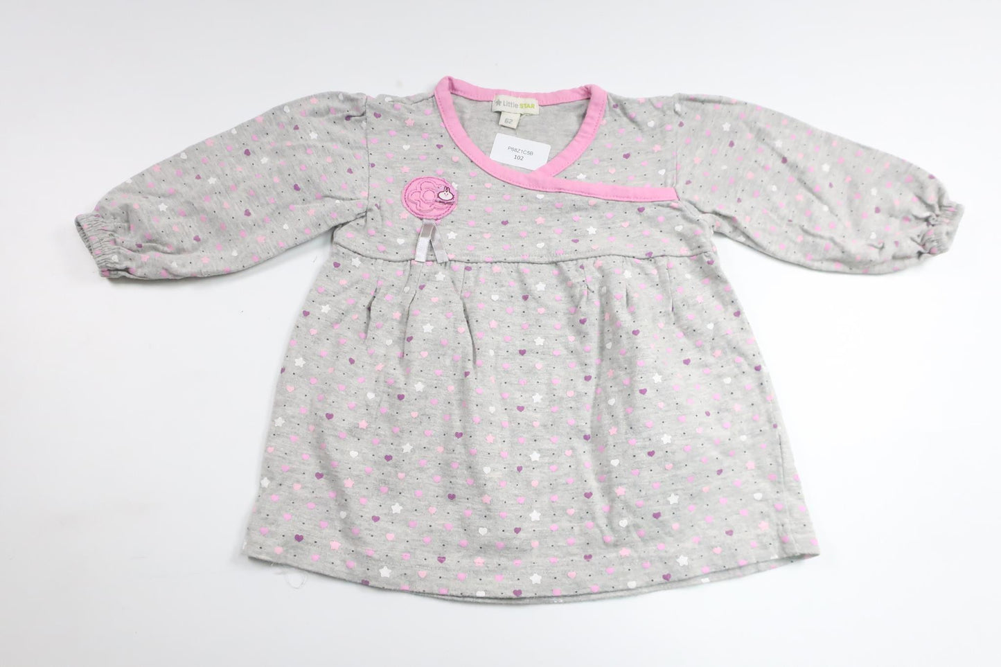 Kjole fra Little Star - Størrelse 62 - Grå