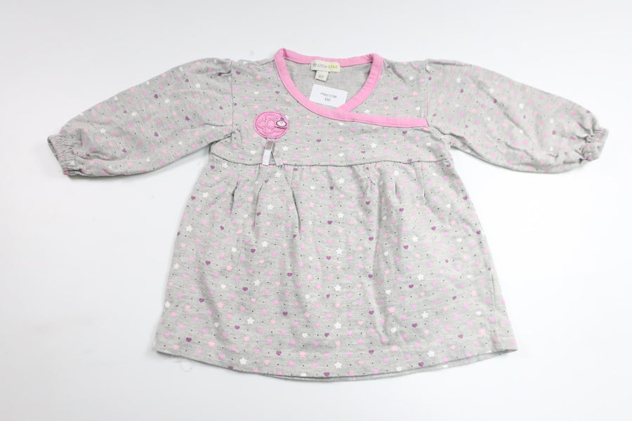Kjole fra Little Star - Størrelse 62 - Grå