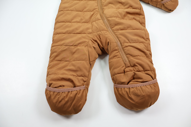 Pilefodrad overall från Lindex - Storlek 74 - Brun