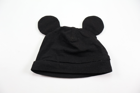 Hue med Mickey Mouse-ører fra H&M - Størrelse 62 - Sort
