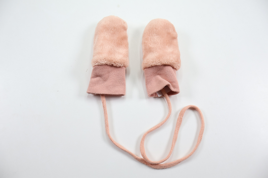 Fleecevanter fra Mini Dreams - Størrelse 74/80 - Rosa