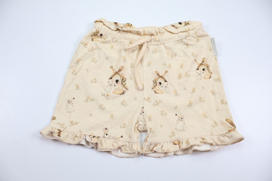 Shorts med Mrs Mighetto från Geggamoja - Storlek 86/92 - Beige