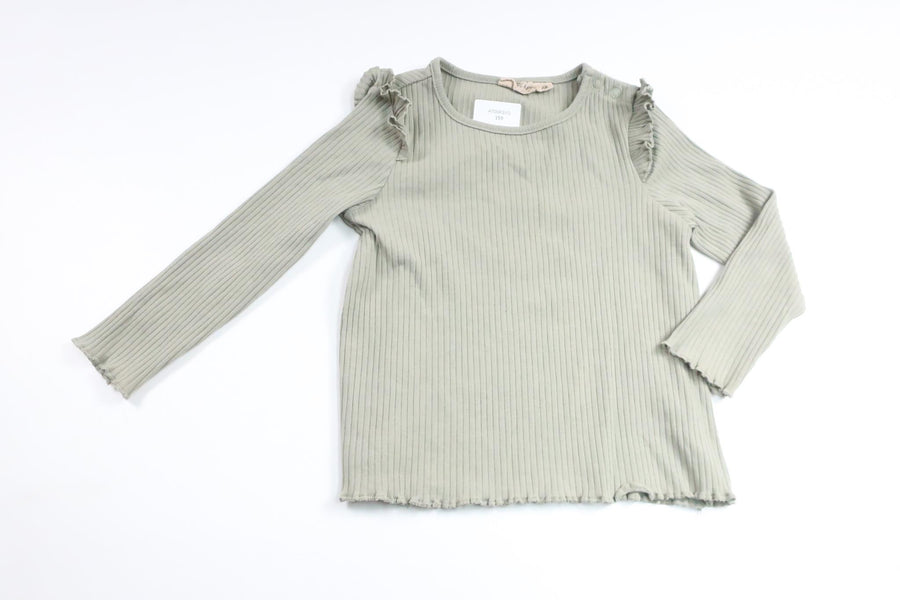 Ribstrikket sweater fra Sweetie - Størrelse 86 - Grøn