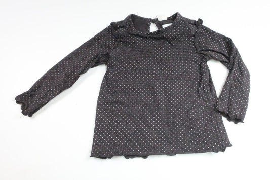 Prikket sweater fra H&M - Størrelse 86 - Grå