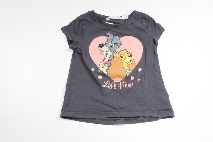 T-shirt fra H&M - Størrelse 98/104 - Grå