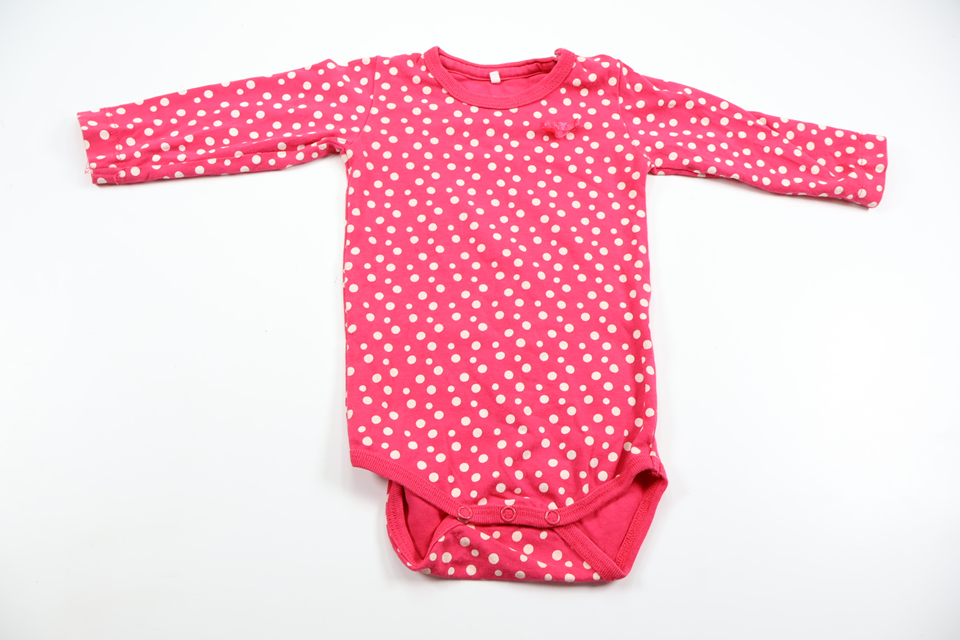 Prickig body från Name It - Storlek 62 - Rosa