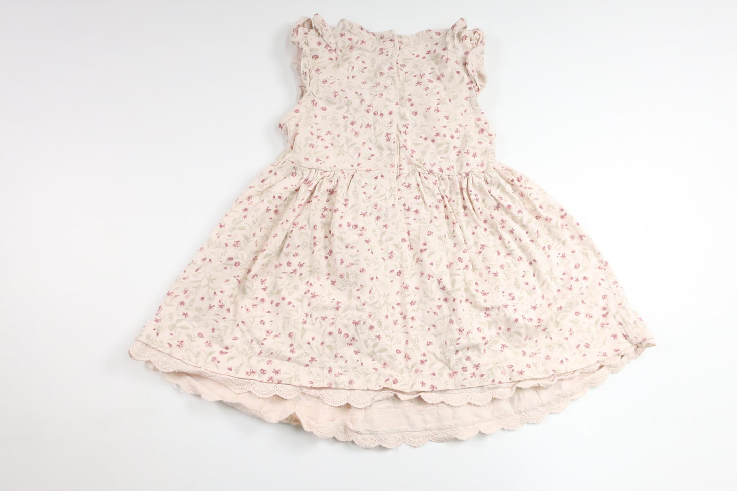 Blomsterkjole fra Newbie - Størrelse 86 - Lyserød
