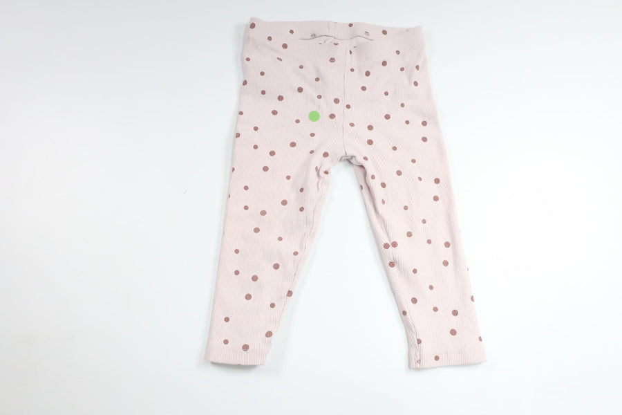 Ribbede bukser fra ICA I Love Eco - Størrelse 80 - Lilla