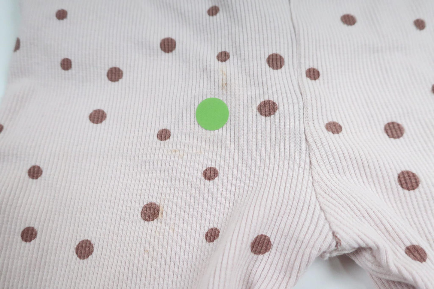 Ribbede bukser fra ICA I Love Eco - Størrelse 80 - Lilla