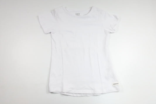 T-shirt fra Lager 157 - Størrelse 130 - Hvid