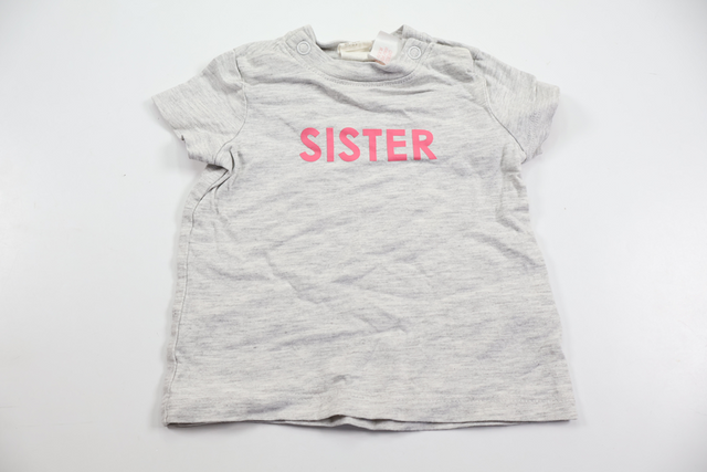 T-shirt fra H&M - Størrelse 50/56 - Grå