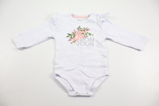 Bodysuit fra Petite Mini - Størrelse 62 - Hvid