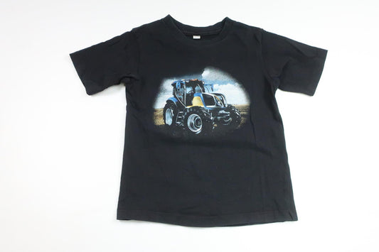 Sweatshirt "Traktorfører" fra Ukendt - Størrelse 104/110 - Sort