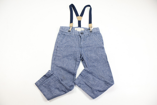 Hängselbyxor från H&M - Storlek 104 - Blå
