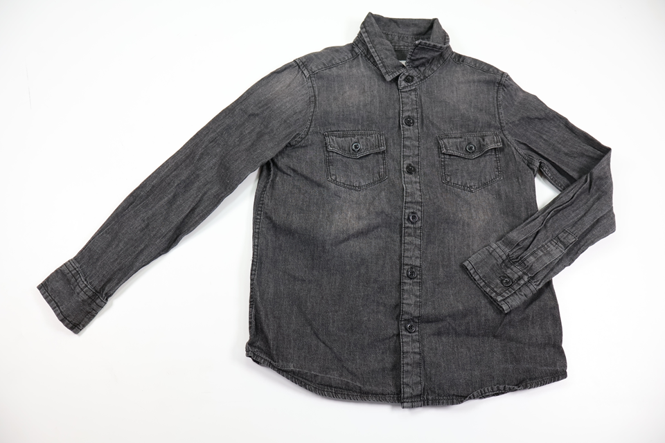 Skjorte fra Denim Day - Størrelse 122/128 - Grå