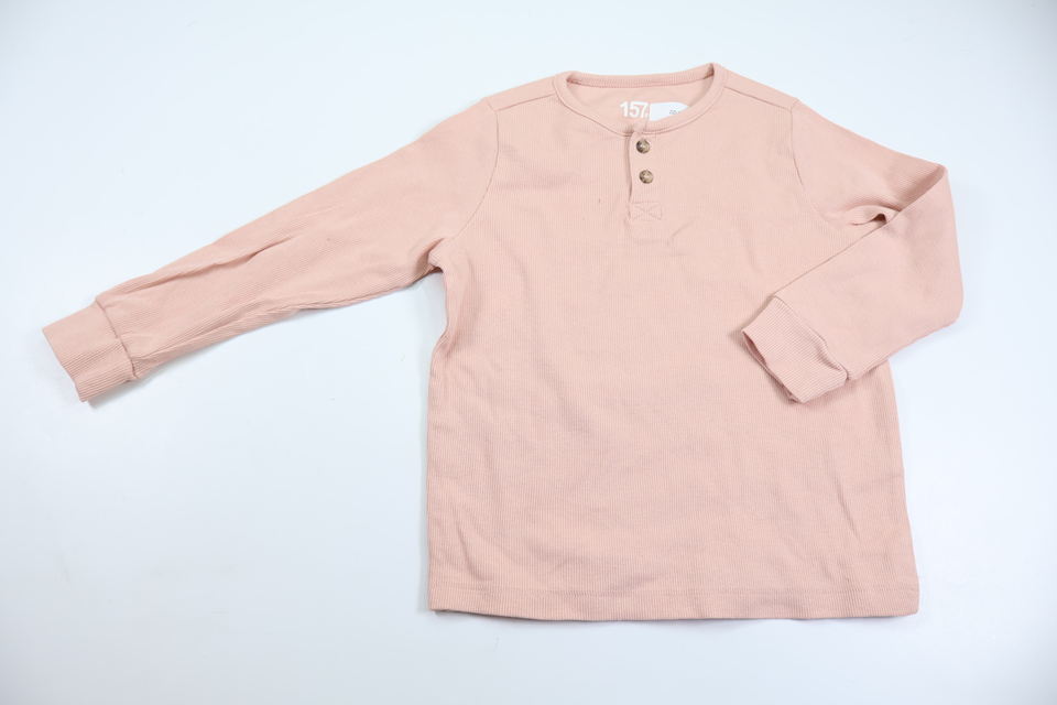 Ribstrik sweater fra Lager 157 - Størrelse 100/110 - Lyserød