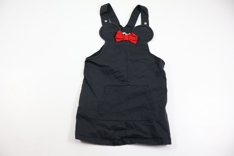 Kjole med Minnie fra H&M - Størrelse 92 - Sort