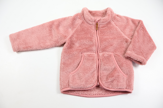 Fleecejakke fra H&M - Størrelse 74 - Rosa