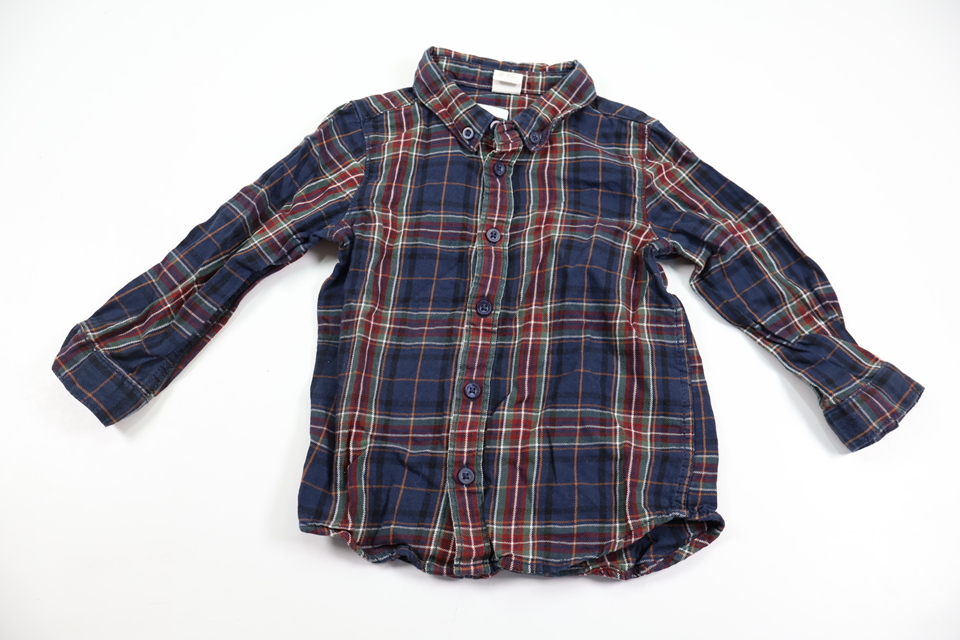 Ternet skjorte fra H&M - Størrelse 86 - Marineblå