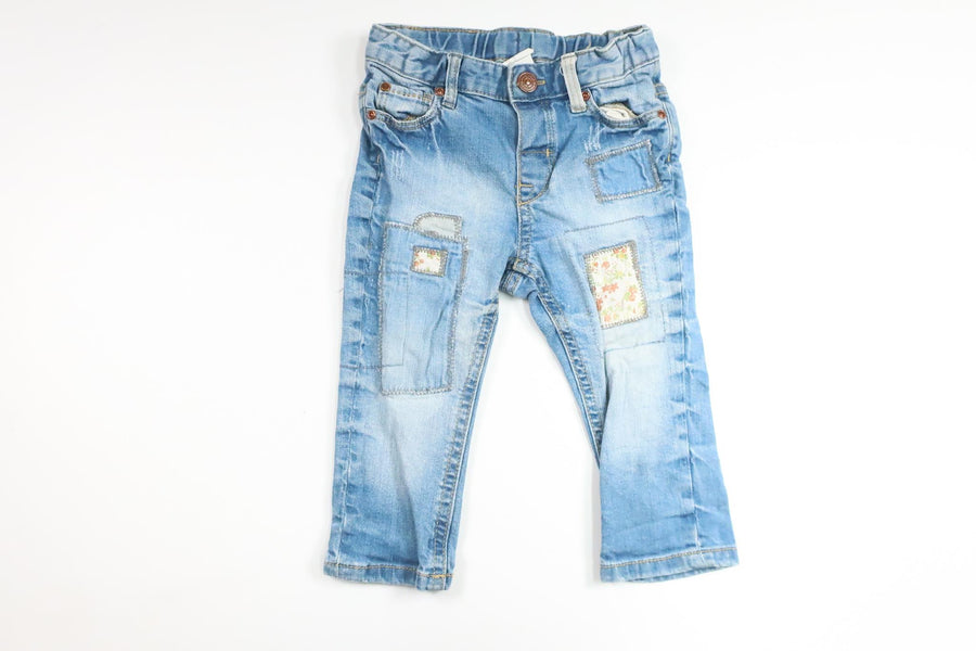 Jeans fra H&M - Størrelse 74 - Denim