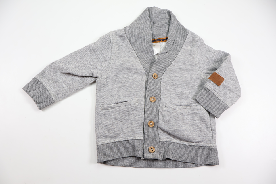Cardigan fra H&M - Størrelse 68 - Grå