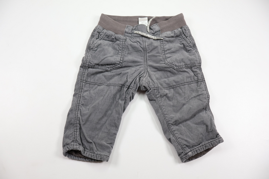 Fodrade byxor från H&M - Storlek 68 - Grå