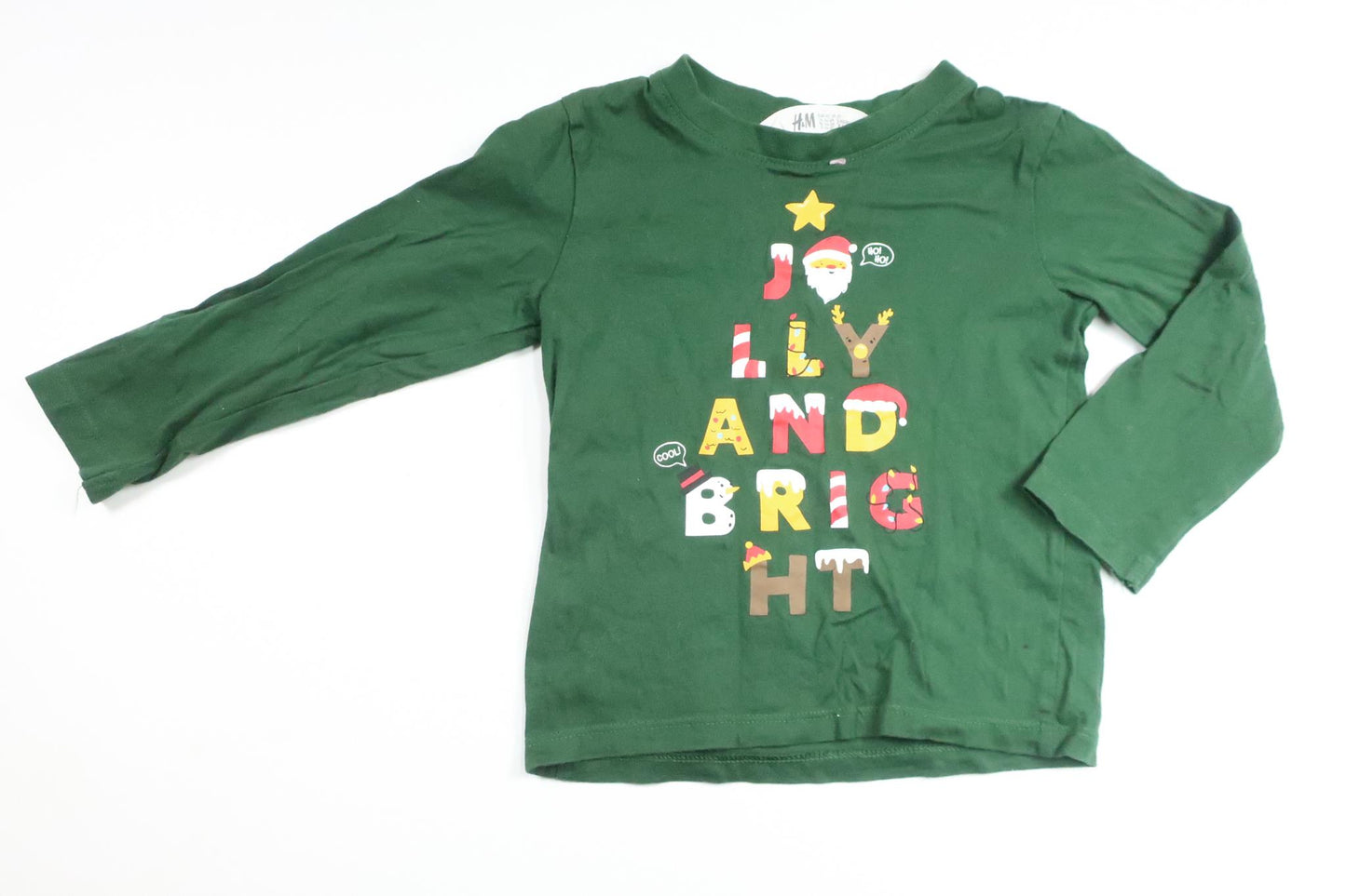 Sweater fra H&M - Størrelse 92 - Grøn