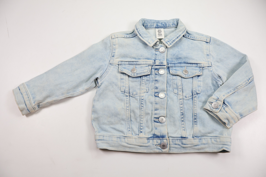 Denimjakke fra H&M - Størrelse 104 - Denim