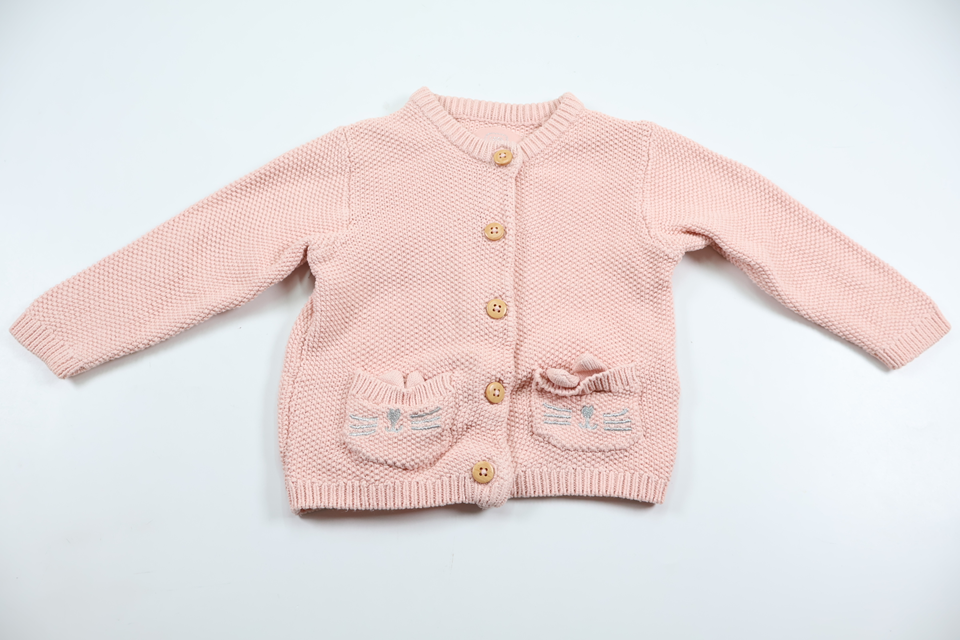 Strikket cardigan fra Cool Club by Smyk - Størrelse 74 - Lyserød