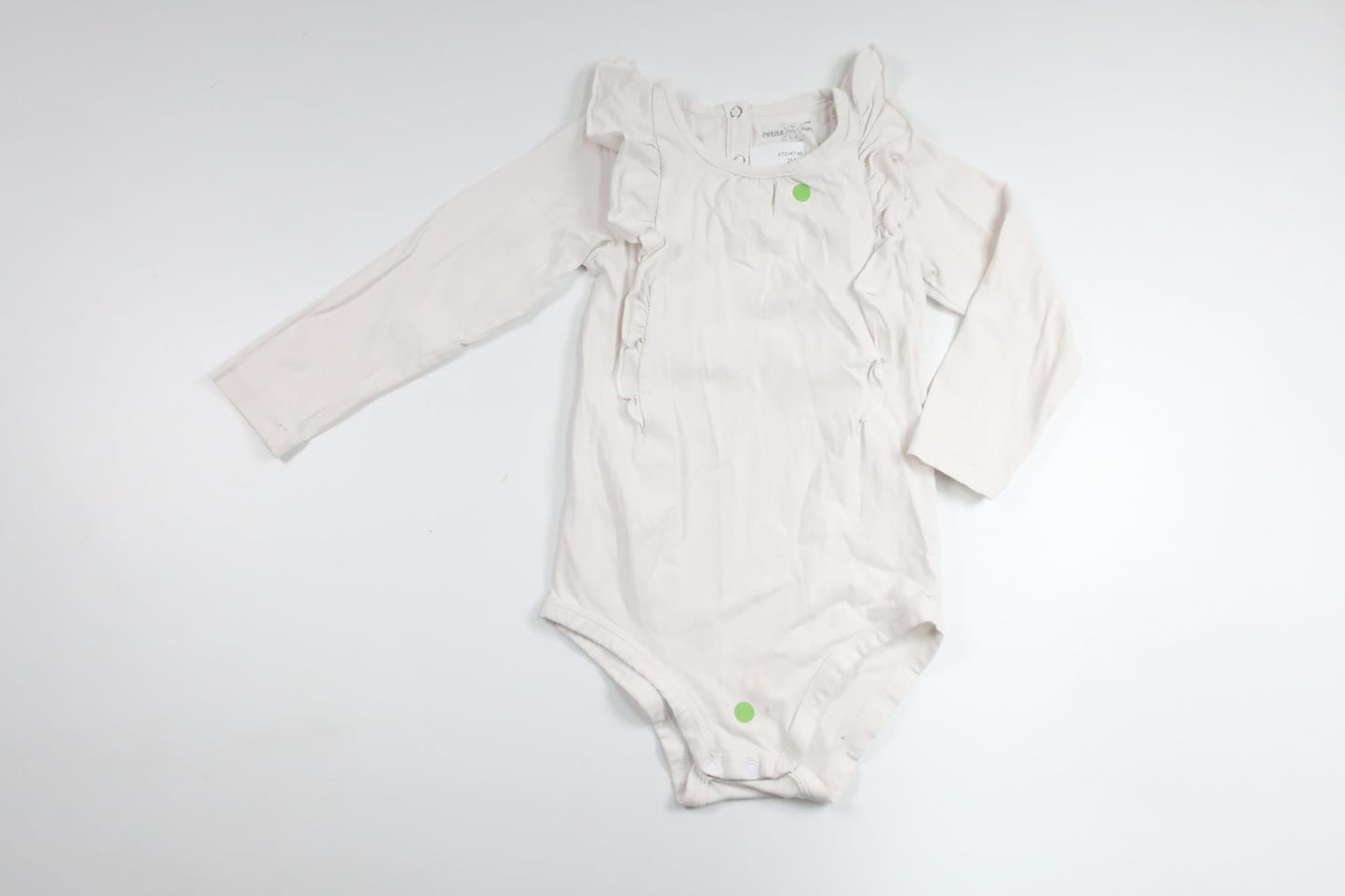Bodysuit fra Petite Mini - Størrelse 86 - Hvid