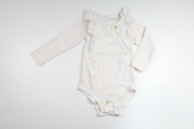 Bodysuit fra Petite Mini - Størrelse 86 - Hvid