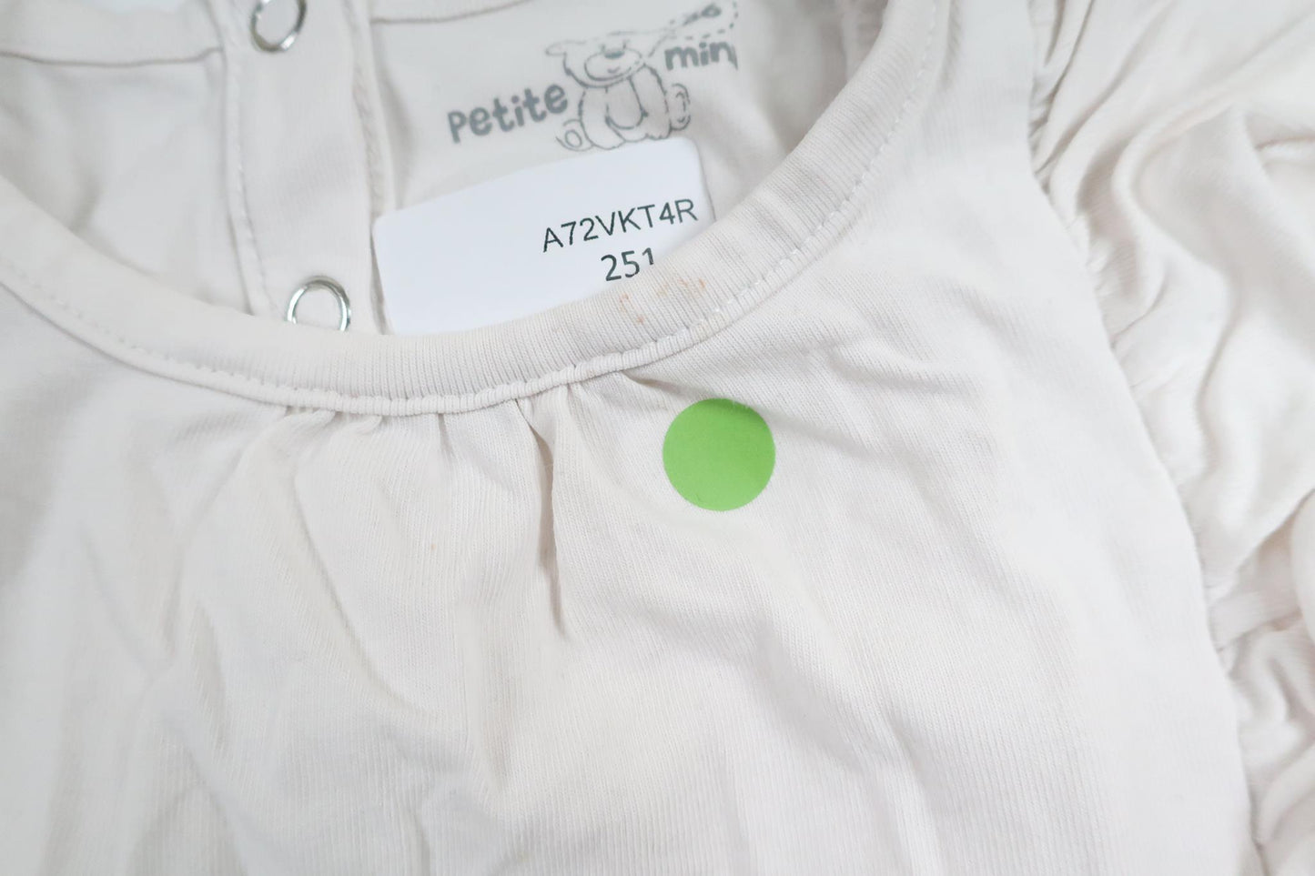 Bodysuit fra Petite Mini - Størrelse 86 - Hvid