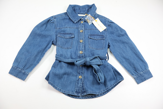 Cowboykjole fra Minimarket - Størrelse 116 - Denim