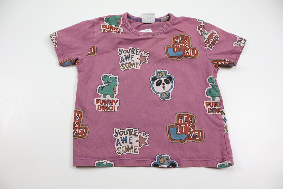 T-shirt fra Zara - Størrelse 92 - Lilla