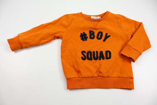 Sweatshirt från Name It - Storlek 86 - Orange